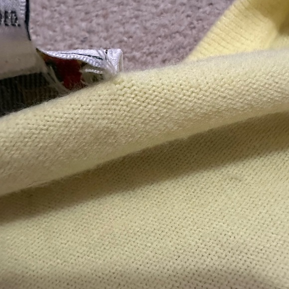 Men’s Vintage Augusta National Golf Shop Light Yellow V Neck Sweater Size XXL - Picture 3 of 5
